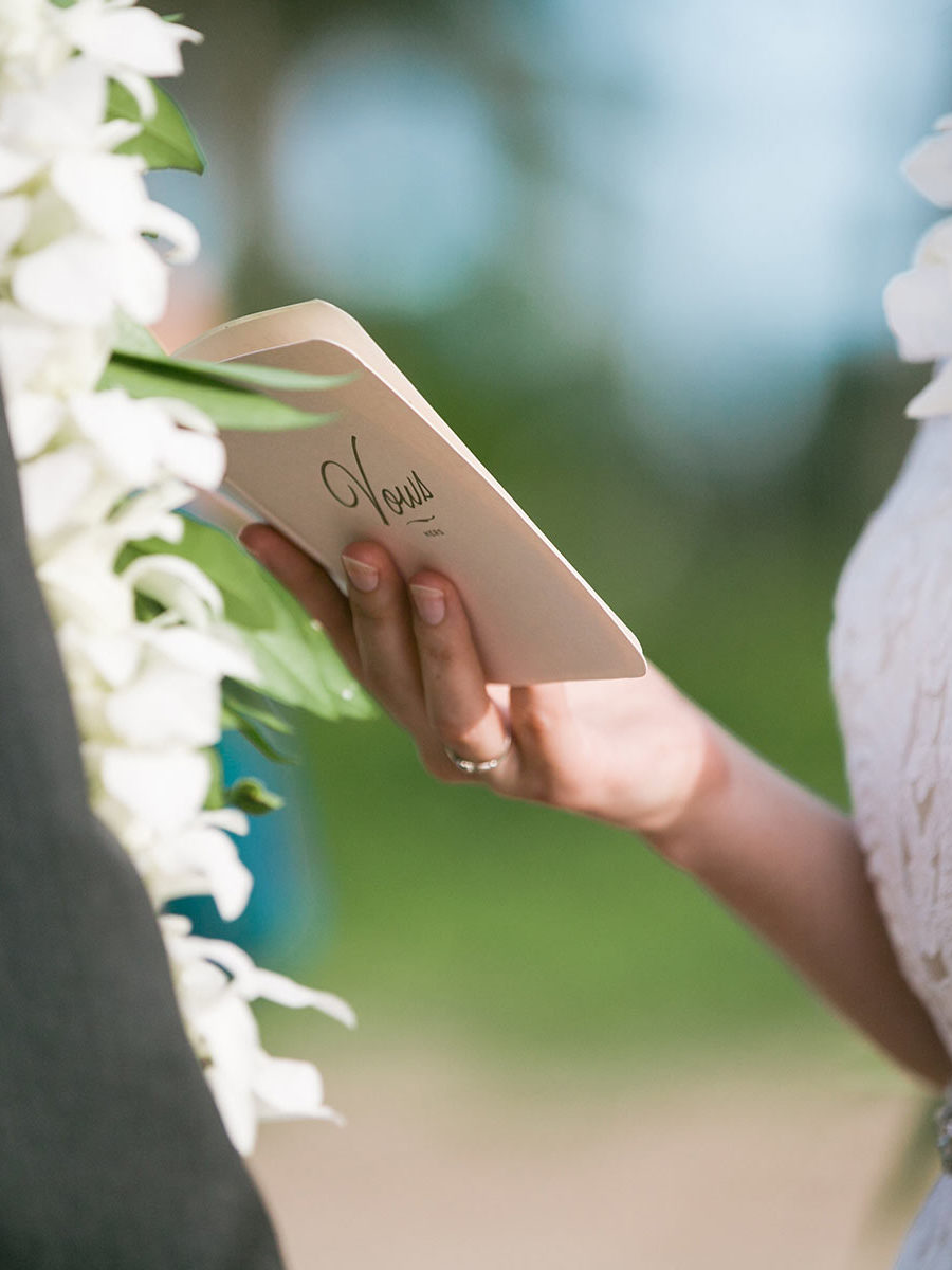 Kauai Beach Wedding - Couples Kiss!