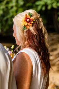 Kauai Bride hair clip