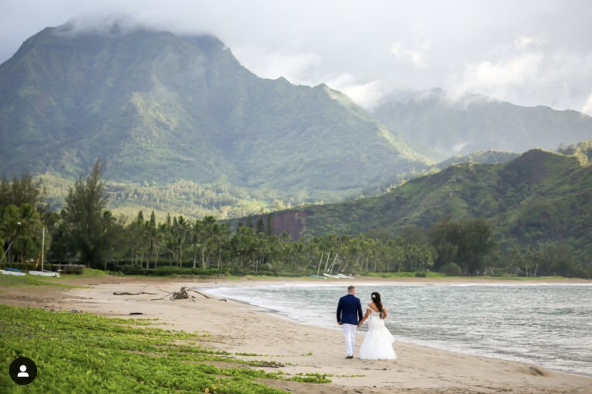 Hanalei Bay Mountains Kauai