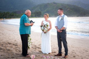 Ceremony at Hanalei Bay